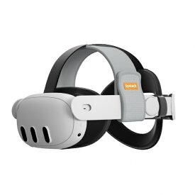 SYNTECH｜シンテック Meta Quest 3S対応 / Syntech Meta Quest 3専用ヘッドストラップ M49P 可動域60度 持ち上げ可能 楽々装着 M49-P