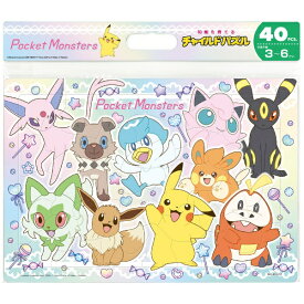 テンヨー｜Tenyo チャイルドパズル MC-40-612 キラキラいっぱい（ポケモン）