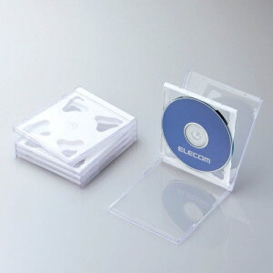 ELECOMbGR Blu-ray/DVD/CDΉP[X 2[×5 zCg CCD-JSCNW5WH[CCDJSCNW5WH]