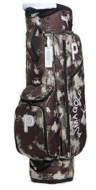 プーマ｜PUMA ユニセックス ゴルフ スプラッシュ AOP PCL キャディーバッグ Espresso Brown 091218 [幅40cm×高さ89cm /5分割 /2.6kg]【オウンネーム非対応】【返品交換不可】