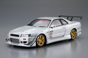 �������bAOSHIMA 1/24 C-WEST BNR34 �X�J�C���C��GT-R 02�i�j�b�T���j �y��������z���s�z