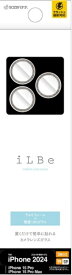 ラスタバナナ｜RastaBanana iPhone 16 Pro/16 Pro Max用 iLBE カメラレンズ保護ガラス アルミ単眼 ブラックラメ CR4433IP4617P