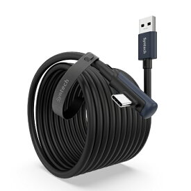 SYNTECH｜シンテック Meta Quest 3S対応 / PICO 4 Ultra対応 / Meta Quest 3対応 Syntech Linkケーブル【USB A - USB C】 接続ケーブル M32-6B 6mリンクケーブル ブラック M32-6m-BK
