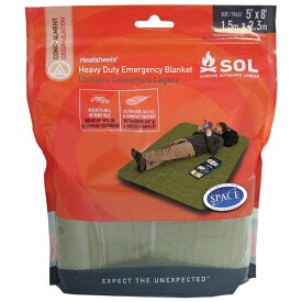 スター商事｜STAR CORP サバイバル・防災 グッズ ブランケット エスオーエル(SOL) Heatsheets Heavy Duty Emergency Blanket ヘビーデューティ　エマージェンシーブランケット(213×142cm) 12518-8