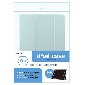 ALLONE｜アローン 9.7インチ iPad（第6/5世代）用 手帳ケース パステルグリーン ALG-IPCS097TPGR