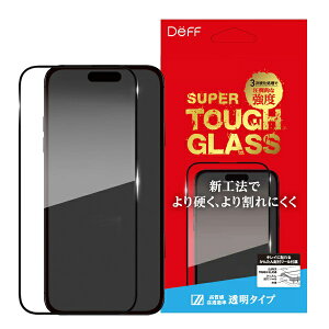 DEFFbfB[t SUPER TOUGH GLASS for iPhone 16 Proi6.3C`j DGIP24MPG3SF