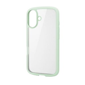 ELECOM�b�G���R�� iPhone 16�i6.1�C���`�jTOUGHIM LITE �t���[���J���[ �O���[�W�� PMA24ATSLFCGNL