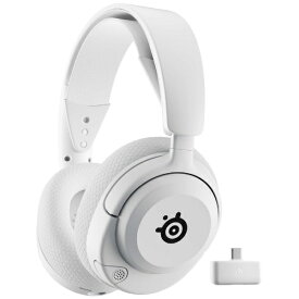 SteelSeries｜スティールシリーズ ゲーミングヘッドセット Arctis Nova 5ワイヤレス ホワイト 61671J [ワイヤレス（Bluetooth＋USB-C） /両耳 /ヘッドバンドタイプ]202511071153