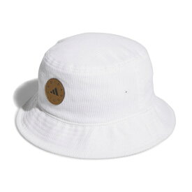 アディダス｜adidas 男女兼用 コーデュロイ バケットハット ホワイト JSQ93 [ユニセックス /OSFWサイズ：54〜57cm]【返品交換不可】