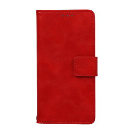 y&k 手帳型ケース　カード3枚収納、スタンド機能　レッド y&k
