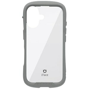 HAMEE|ハミィ iPhone 16(6.1インチ) iFace Reflection強化ガラスクリアケース iFace グレー 41-979624