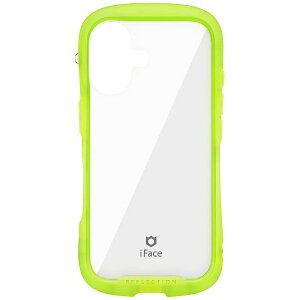 HAMEE|ハミィ iPhone 16(6.1インチ) iFace Reflection Neo 強化ガラスクリアケース iFace クリアイエロー 41-979860