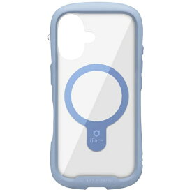 HAMEE｜ハミィ iPhone 16（6.1インチ） iFace Reflection MagSynq 強化ガラスクリアケース iFace ペールブルー 41-980040
