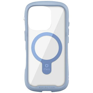 HAMEE|ハミィ iPhone 16 Pro(6.3インチ) iFace Reflection MagSynq 強化ガラスクリアケース iFace ペールブルー 41-980095