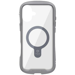 HAMEE|ハミィ iPhone 16 Plus(6.7インチ) iFace Reflection MagSynq 強化ガラスクリアケース iFace グレー 41-980125