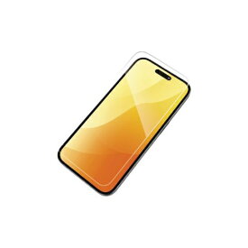 ELECOM｜エレコム iPhone 16（6.1インチ）ガラスフィルム 高透明 PMCA24AFLGG