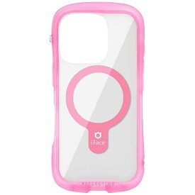 HAMEE｜ハミィ iPhone 16 Pro（6.3インチ） iFace Reflection Neo MagSynq 強化ガラスクリアケース iFace クリアピンク 41-980286