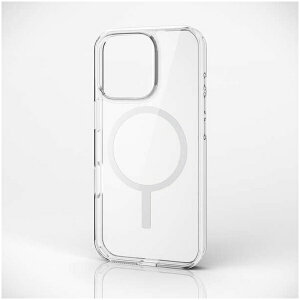 ELECOMbGR iPhone 16 Proi6.3C`j nCubhP[X MAGKEEP zCg PMCA24CMAG02WH