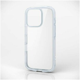 ELECOM｜エレコム iPhone 16 Pro（6.3インチ） TOUGHIM LITE フレームジェリーカラー ブルー PMCA24CTSLAFCBU