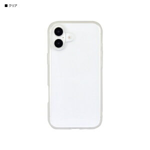 O}fB[Ybgourmandise iPhone 16 Plusi6.7C`j IIIIfitClearP[X NA IFT-175CL