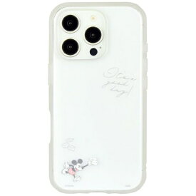 グルマンディーズ｜gourmandise iPhone 16 Pro（6.3インチIIIIfitClear ケース ディズニー ミッキーマウス DNG-202MK