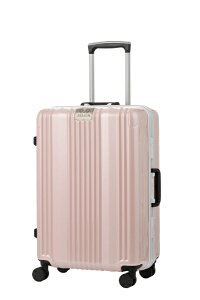 【エントリーで最大全額ポイント還元|11/5迄】 レジェンドウォーカー|LEGEND WALKER 6032-58(M) シェルピンク 鏡面仕上げ静音キャスターフレームキャリーケース LEGEND WALKER シェルピンク 6032-58PK [