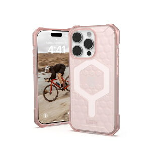 UAG�bURBAN ARMOR GEAR iPhone 16 Pro �ϏՌ��P�[�X MAGSAFE�Ή� ESSENTIAL ARMOR ���[�Y UAG-IPH24MA-EMS-RS