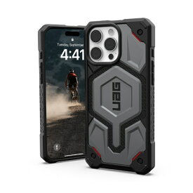 【エントリーで最大全額ポイント還元｜7/18迄】 UAG｜URBAN ARMOR GEAR iPhone 16 Pro Max 耐衝撃ケース MAGSAFE対応 MONARCH PRO ケブラーシルバー UAG-IPH24LA-PMS-KS