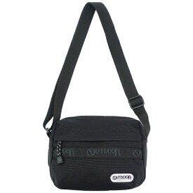 ファインプラス｜FINE PLUS クラシック ロゴテープ ミドルショルダーバッグ OUTDOOR PRODUCTS BLACK 22469011