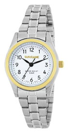 サンフレイム｜SUNFLAME レディース腕時計 ステンレス 「メイドインジャパン」シリーズ シルバー/ゴールド JB4D0001-LT