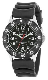 サンフレイム｜SUNFLAME メンズ腕時計 ウレタンバンド 「メイドインジャパン」シリーズ ブラック文字盤 JB4D0003-BK