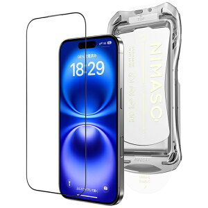 NIMASObj}\ iPhone 16 Plus 6.7inch KXtB  񃍃bg背YtBt Sی _KChtNI-G2-16BK2-PR NI-G2-16BK2-PR