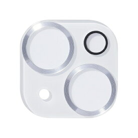 HAMEE｜ハミィ [iPhone 14/14 Plus専用] 強化ガラス カメラレンズプロテクター iFace メタルシルバー 41-978344