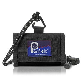 ファインプラス｜FINE PLUS 4つ折 横型 ネックウォレット Penfield BLACK 20269506