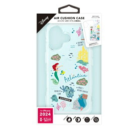 PGA｜ピージーエー iPhone 16用 エアクッションケース Premium Style アリエル PG-D24APT02ARL