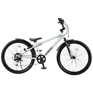 アイデス｜ides 24型 子供用自転車 ビーエムエクストリート BMXSTREET(外装6段変速) シルバー 03882【キ…