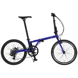 HARRY QUINN｜ハリークイン 折りたたみ自転車 HARRY QUINN CHROMOLY207V ミラクルブルー 88228-03 [外装7段 /20インチ]【キャンセル・返品不可】