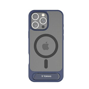 TORRASbgX Torras - Pstand case for iPhone 16 Proi6.3C`j m Navy Blue n Navy Blue X00FX1826