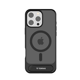 TORRAS｜トラス Torras - Pstand case for iPhone 16 Pro Max（6.9インチ） ［ Black ］ Black X00FX1828