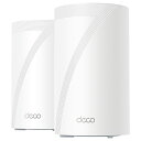 【エントリーで最大全額ポイント還元｜2/5まで】 TP-Link｜ティーピーリンク Wi-Fiルーター 5764+2882+688Mbps Deco BE65 Pro 2P(2パック) [Wi-Fi 7(be) /IPv6対応]【newlife_campaign_h】