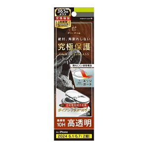�g���j�e�B�bTrinity iPhone 16/16 Plus�p �mPicPro CUSHION�n Dinorex �N���A �J���������Y�ی�K���X ���� TR-IP24ML2-LCF-DRCCL