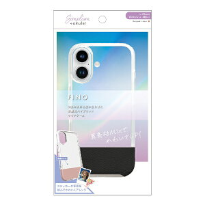 �g���j�e�B�bTrinity iPhone 16�i6.1�C���`�j �mFINO�n �w�ʃN���A�n�C�u���b�h���U�[�P�[�X �u���b�N AM-IP24M2-FI-BK
