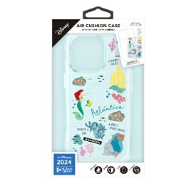 PGA｜ピージーエー iPhone 16 Pro用 エアクッションケース Premium Style アリエル PG-D24BPT02ARL