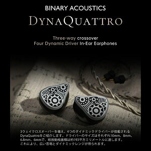 Binary Acoustics�b�o�C�i���[�A�R�[�X�e�B�N�X �C���z�� �J�i���^ DYNAQUATTRO JP Ver [�J�i���^ /��4.4mm �o�����X�v���O]