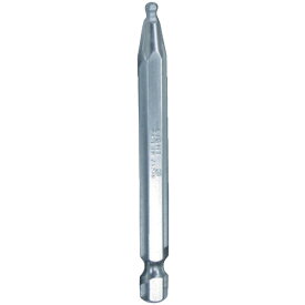 エイト｜EIGHT 六角棒ビット　テーパーヘッド対辺6.35mm溝9mm単品　EA643MMX75
