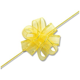 シモジマ｜SHIMOJIMA ワンタッチフラワーリボン [24mm×20m] HEIKO(ヘイコー) 黄色