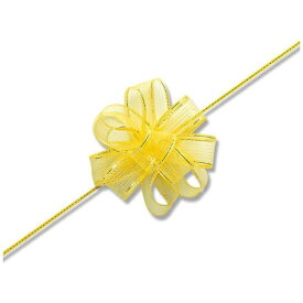 シモジマ｜SHIMOJIMA ワンタッチフラワーリボン [17mm×20m] HEIKO(ヘイコー) 黄色