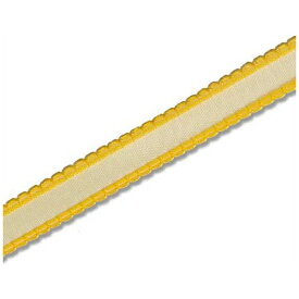 シモジマ｜SHIMOJIMA ピコットリボン [15mm×20m] HEIKO(ヘイコー) 黄色