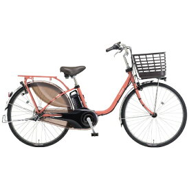 【エントリーで最大全額ポイント還元｜7/18迄】 Panasonic｜パナソニック 電動アシスト自転車 ビビ・MX ViVi・MX マットカームコーラル BE-FM633 [26インチ /3段変速]2025年モデル【キャンセル・返品不可】 【代金引換配送不可】