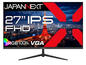 JAPANNEXT｜ジャパンネクスト PCモニター JN-IPS271FHD [27型 /フルHD(1920×1080) /ワイド /100Hz]